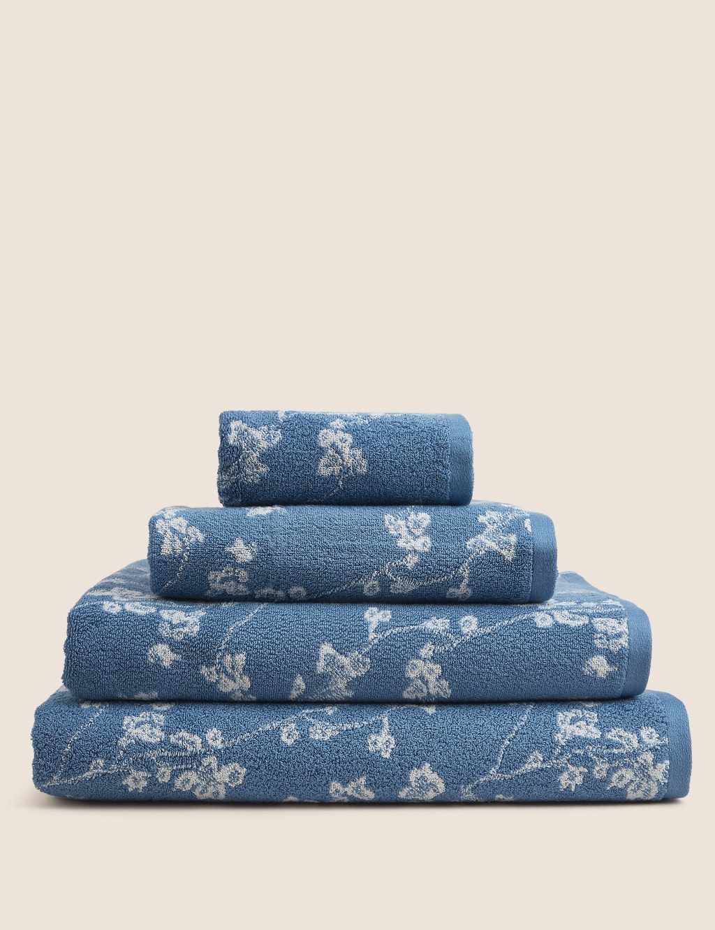 Super Soft Pure Cotton Floral Jacquard Towel image 4