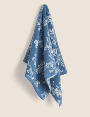 Super Soft Pure Cotton Floral Jacquard Towel