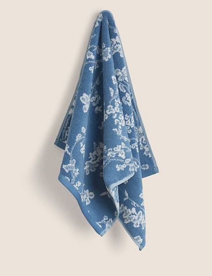 Super Soft Pure Cotton Floral Jacquard Towel