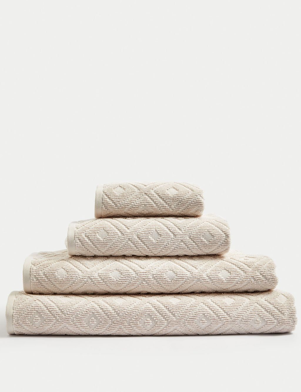 Pure Cotton Geometric Towel image 3