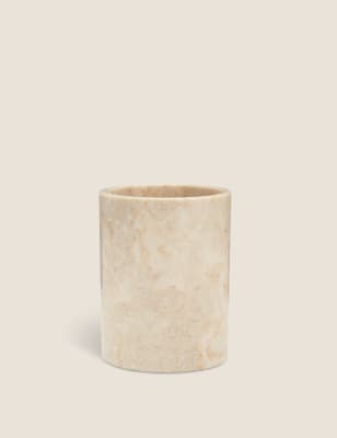 M&S Marble Tumbler - Cream, Cream