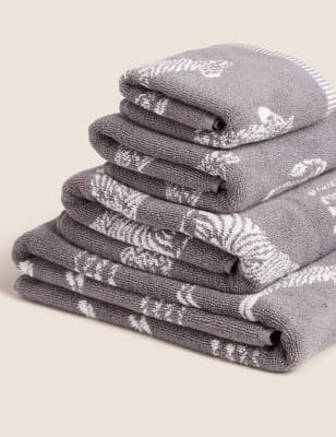 Pure Cotton Zebra Towel