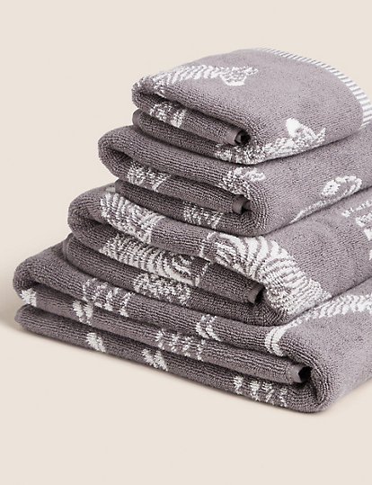 Pure Cotton Zebra Towel