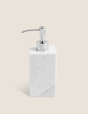 M&S Collection Marble Soap Dispenser - Grey Mix