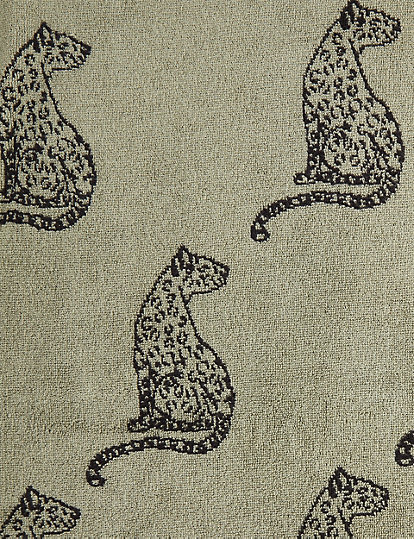 Pure Cotton Leopard Towel