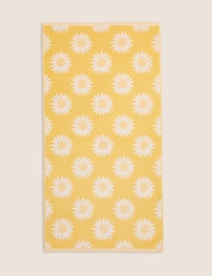 Pure Cotton Daisy Towel