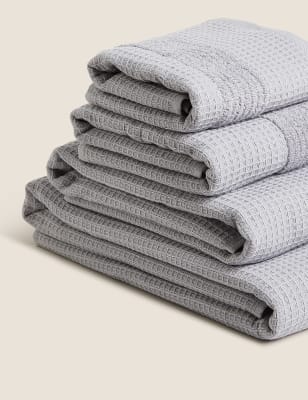 Pure Cotton Waffle Towel