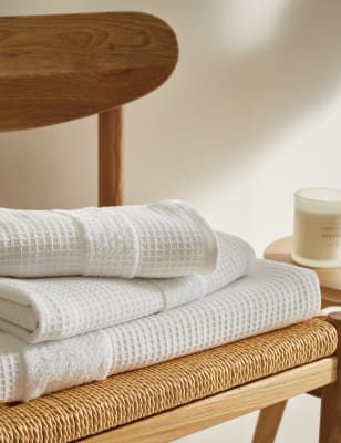 Pure Cotton Waffle Towel