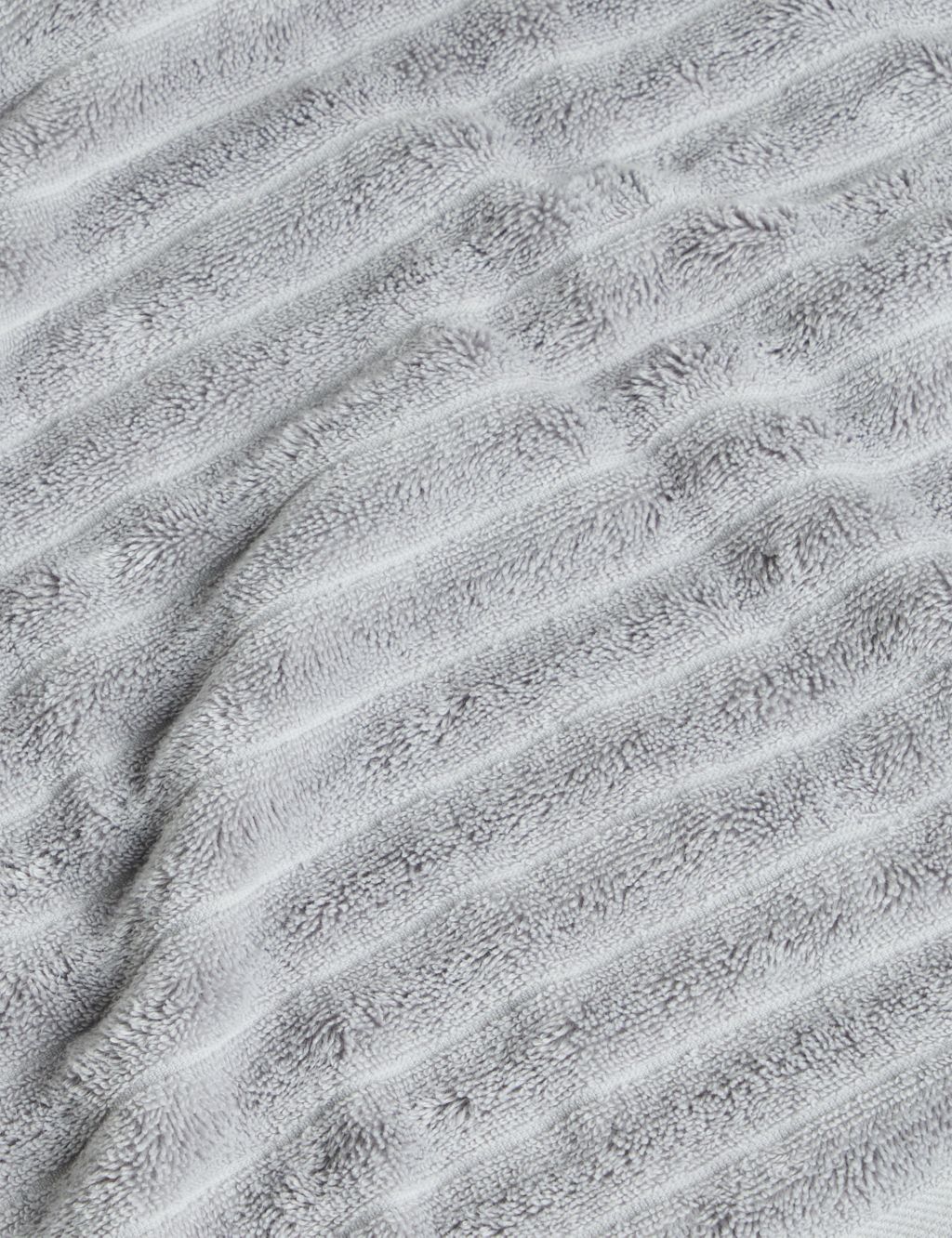 Pure Cotton Ribbed Textured Towel image 4