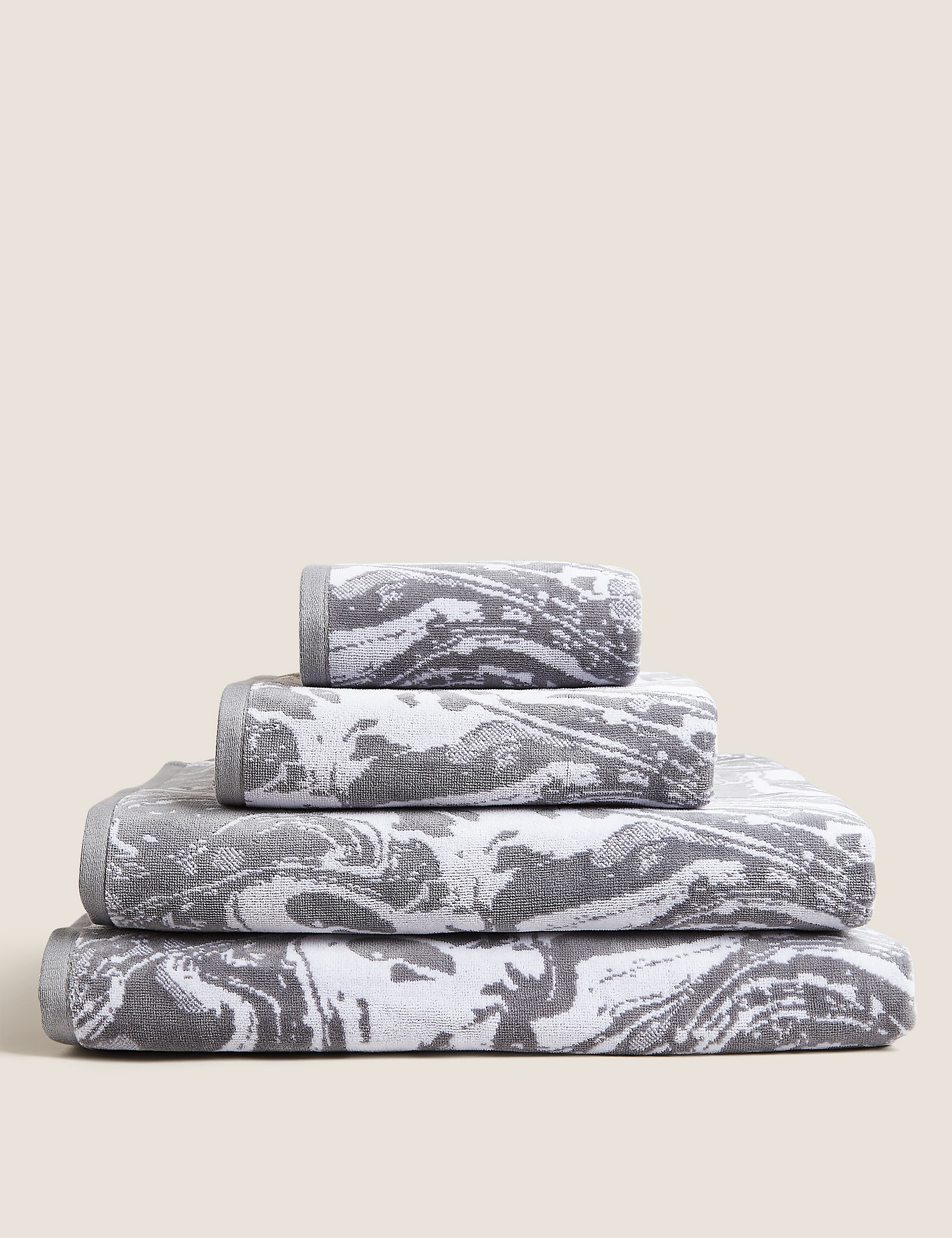 Pure Cotton Marble Towel