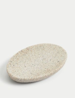 

M&S Collection Natural Stone Effect Soap Dish, Natural