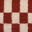 Pure Cotton Geometric Towel - clay