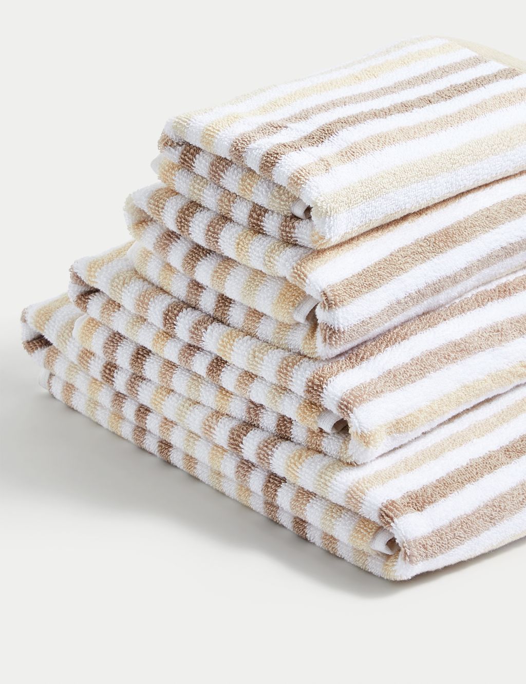 Pure Cotton Striped Towel image 1