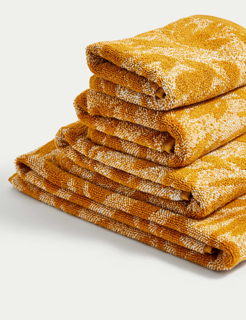 Mustard sale coloured towels