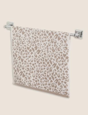 Pure Cotton Leopard Print Towel