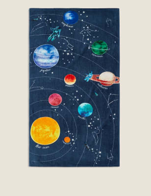 Pure Cotton Space Bath Towel - PT