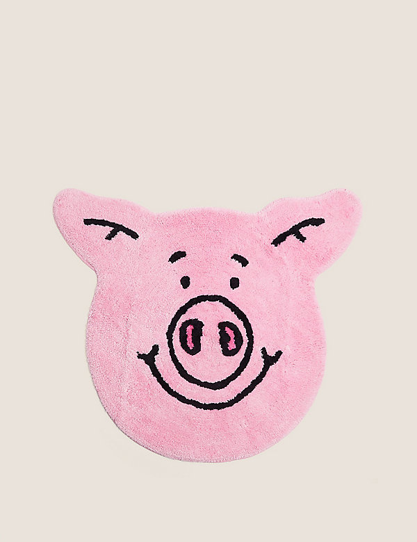 Pure Cotton Percy Pig™ Bath Mat - EE