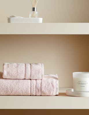 

M&S Collection Luxury Pure Cotton Towel - Soft Pink, Soft Pink