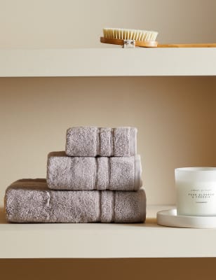 

M&S Collection Luxury Pure Cotton Towel - Taupe, Taupe