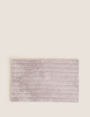 

Autograph Luxury Striped Bath Mat - Mauve, Mauve