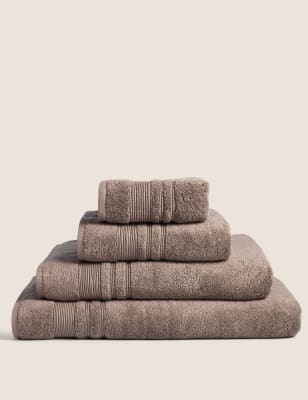 

M&S Collection Super Plush Pure Cotton Towel - Walnut, Walnut