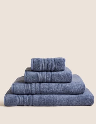 

M&S Collection Super Plush Pure Cotton Towel - Petrol, Petrol