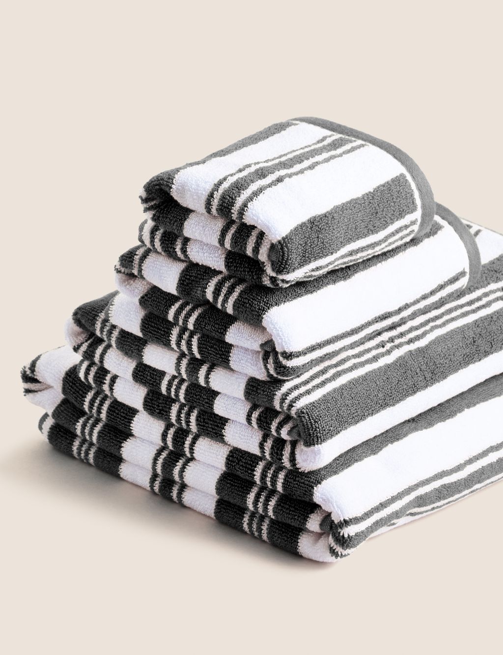 Super Soft Pure Cotton Striped Towel image 2