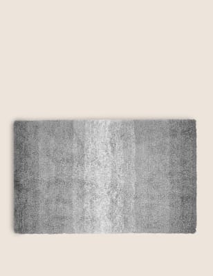 Ombre Luxury Quick Dry Bath Mat - Grey Mix, Grey Mix