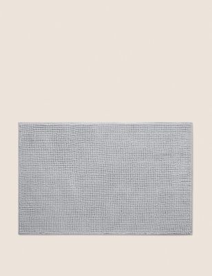 

M&S Collection Bobble Quick Dry Bath Mat - Silver Grey, Silver Grey