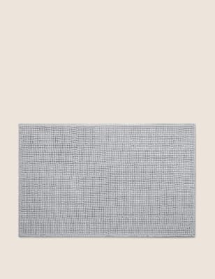 

M&S Collection Bobble Quick Dry Bath Mat - Silver Grey, Silver Grey