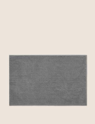 

M&S Collection Bobble Quick Dry Bath Mat - Charcoal, Charcoal