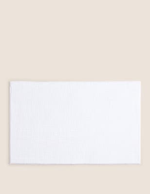 

M&S Collection Bobble Bath Mat - White, White