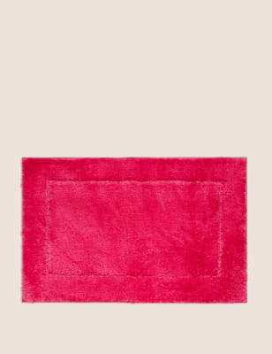 

M&S Collection Super Soft Quick Dry Bath Mat - Raspberry, Raspberry