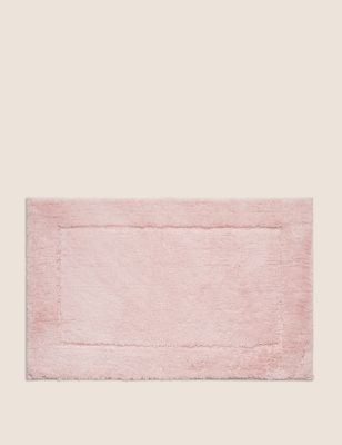 M&S Super Soft Quick Dry Bath Mat - Soft Pink, Soft Pink,Raspberry,White,Teal,Mocha,Terracotta,Sage 