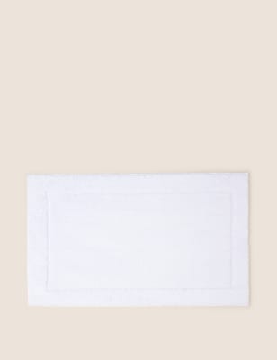 

M&S Collection Extra Large Quick Dry Bath Mat - White, White