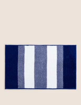 Bobble Striped Bath Mat