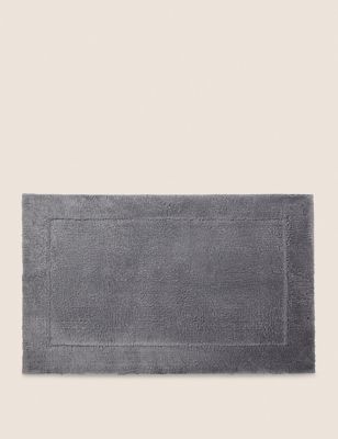 

M&S Collection Super Soft Quick Dry Extra Large Bath Mat - Silver Grey, Silver Grey