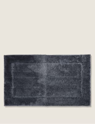 M&S Collection Super Soft Quick Dry Extra Large Bath Mat - Charcoal