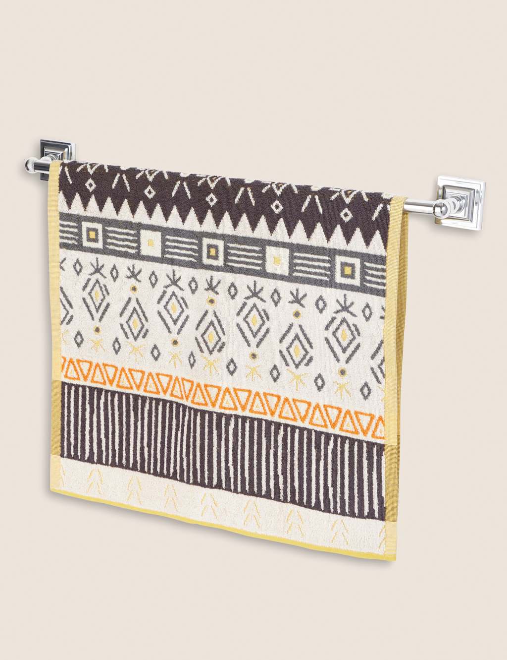 Pure Cotton Geometric Towel image 2