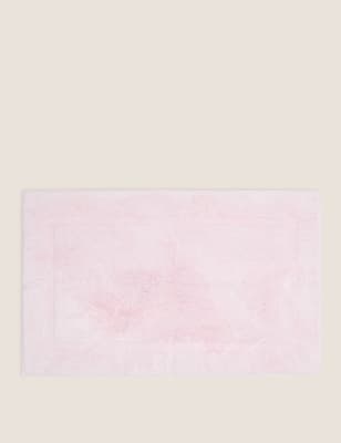 

M&S Collection Alfombrilla para baño de algodón egipcio premium - Rosa Palo, Rosa Palo
