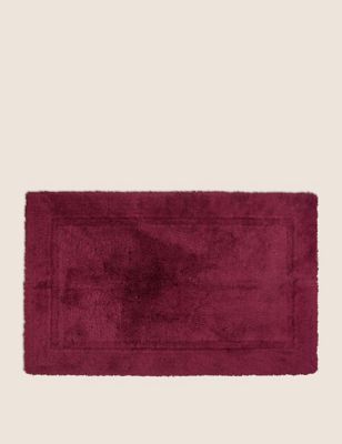 

M&S Collection Egyptian Cotton Luxury Bath Mat - Dark Crimson, Dark Crimson