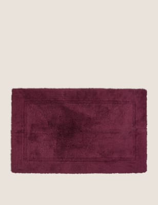 

M&S Collection Egyptian Cotton Luxury Bath Mat - Dark Crimson, Dark Crimson