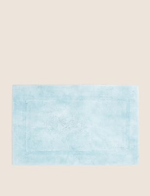 M&S Collection Egyptian Cotton Luxury Bath Mat - Chambray