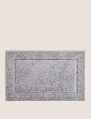 

M&S Collection Super Soft Quick Dry Bath Mat - Silver Grey, Silver Grey