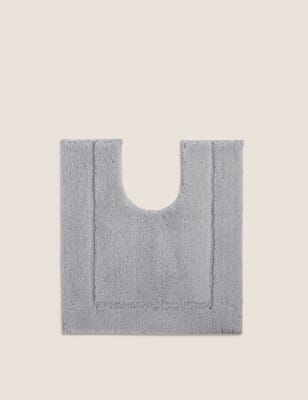 

M&S Collection Superweicher, schnell trocknender Toilettenvorleger - Silbergrau, Silbergrau