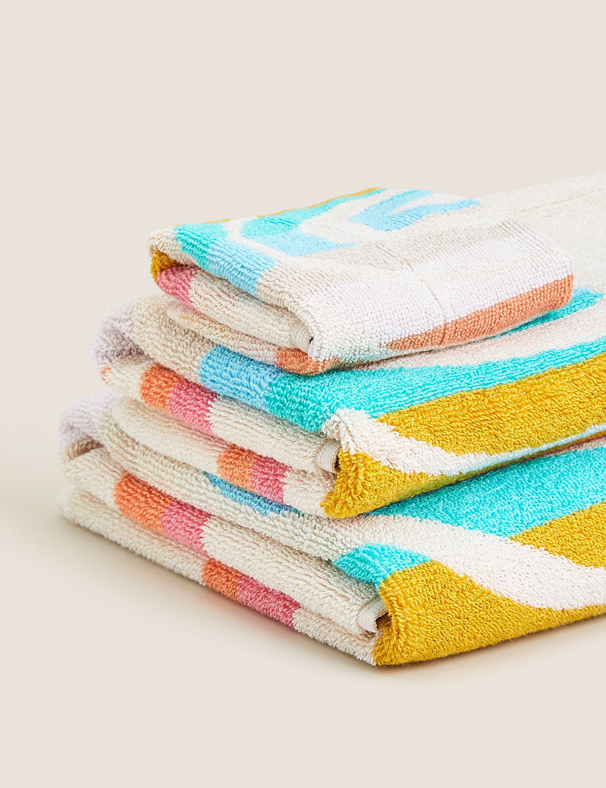 Pure Cotton Rainbow Kids Bath Towel