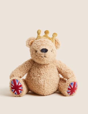 

M&S Collection Oso Spencer de peluche de la coronación - Gama De Marrones, Gama De Marrones