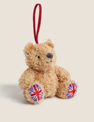 

M&S Collection Coronation Spencer Bear Hanging Decoration - Multi, Multi