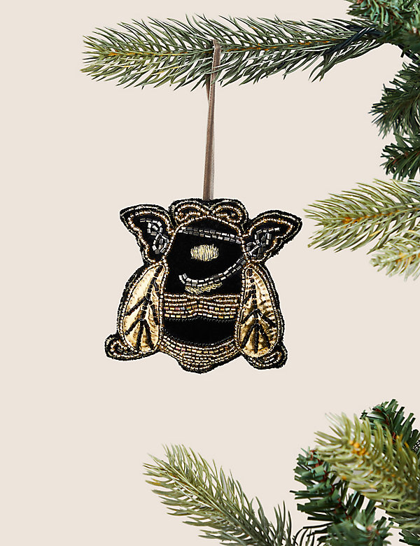 Gold Hanging Bee Tree Decoration - EE