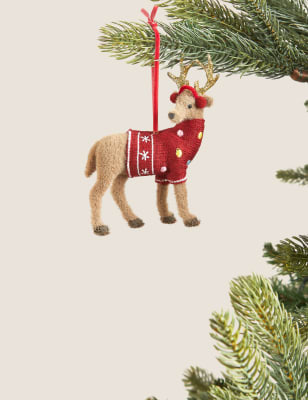 Hanging Reindeer Decoration